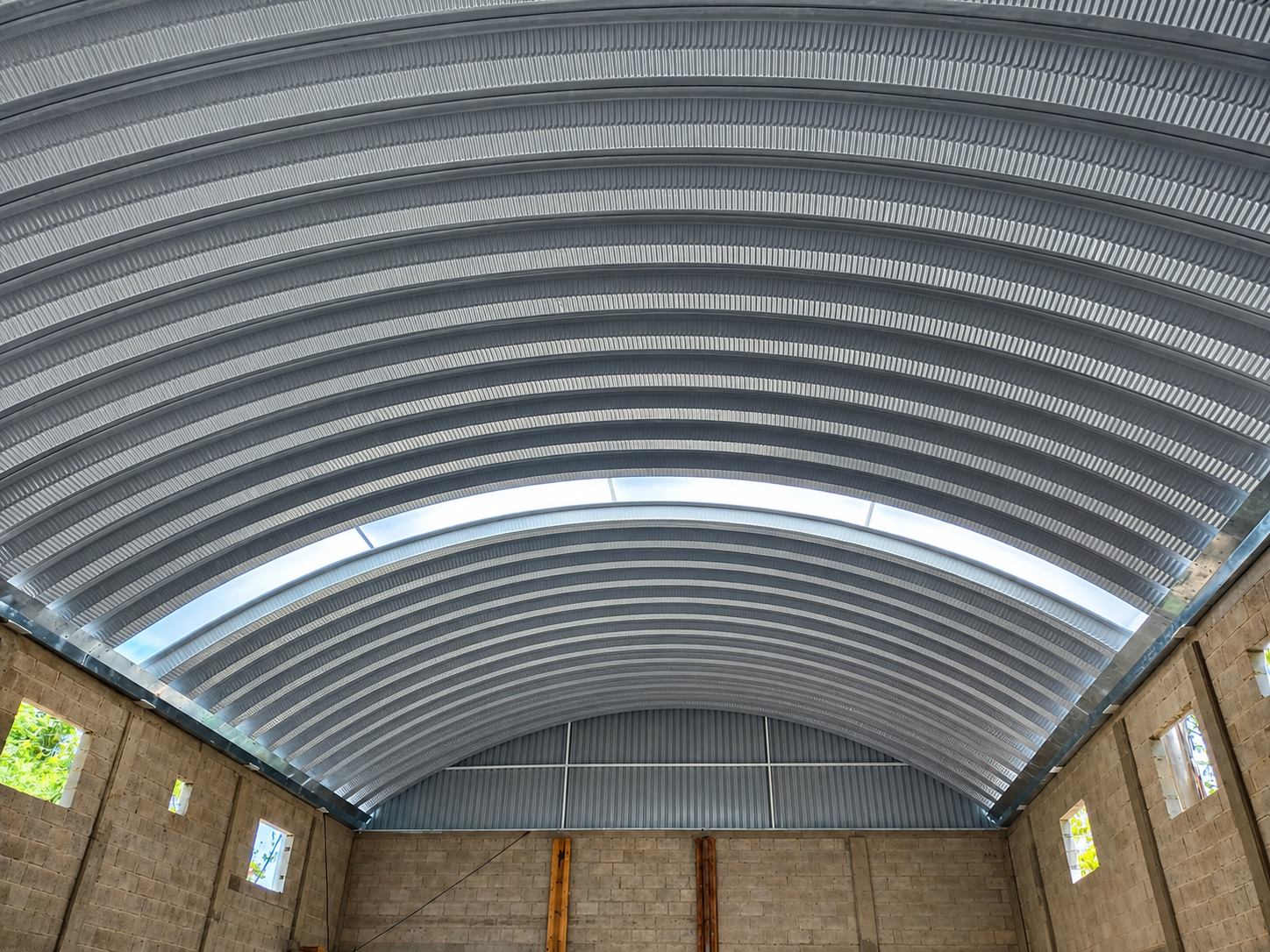 Arcotecho industrial para bodega en Guadalajara precio por m2